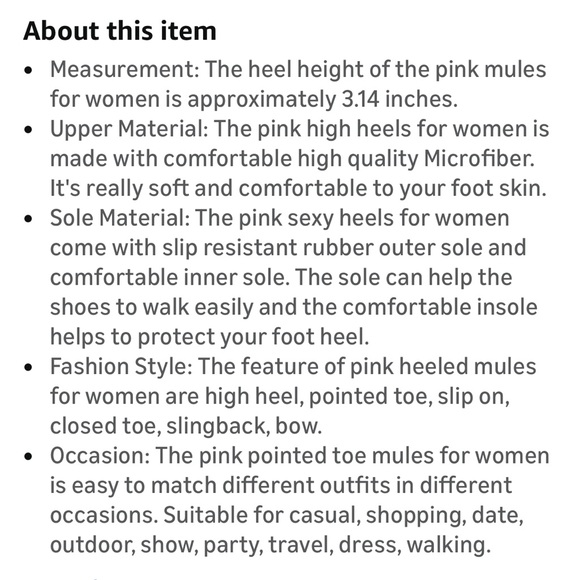 NEW IN BOX Pink Suede Pointy Toe Heeled Mules - Picture 10 of 10